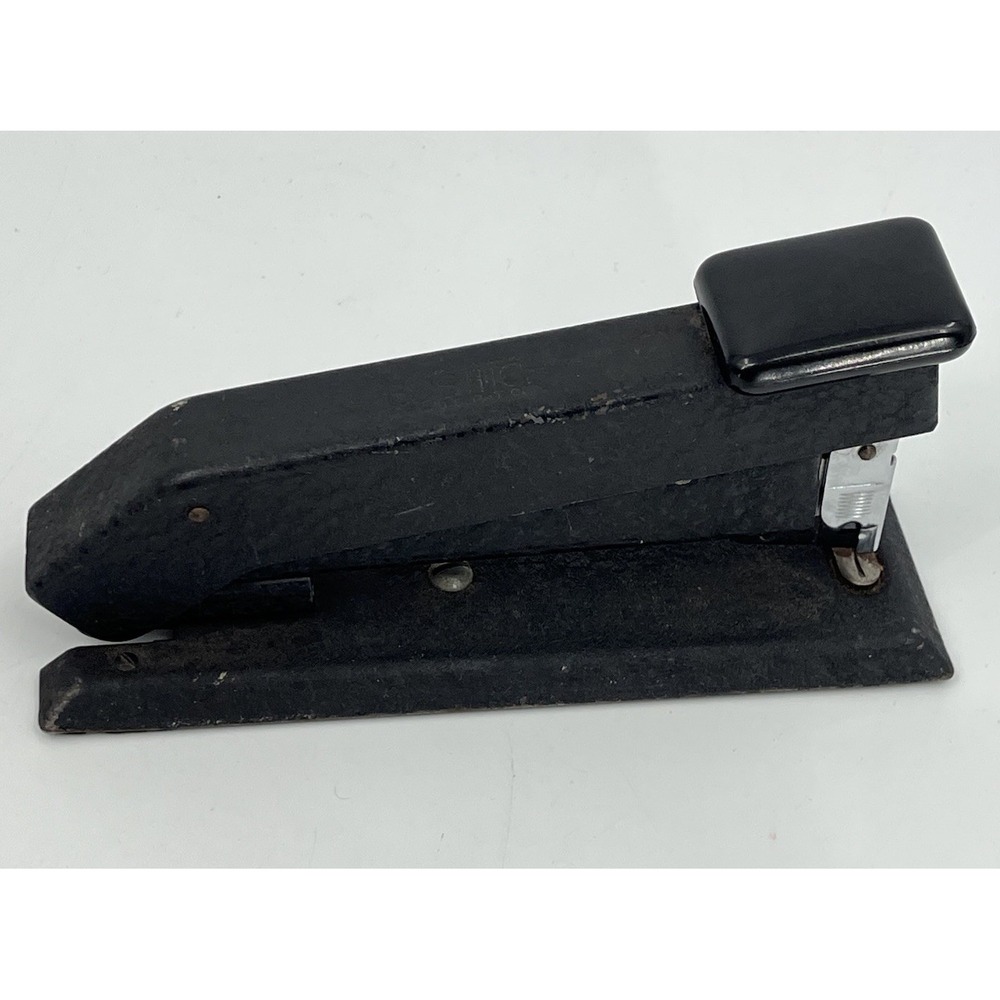 Vintage Bostitch B5 Model Black Textured Metal Stapler Made In USA